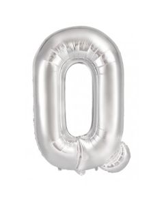 Q Silver Letter - 86cm (34') Foil Balloon (QSilverA)