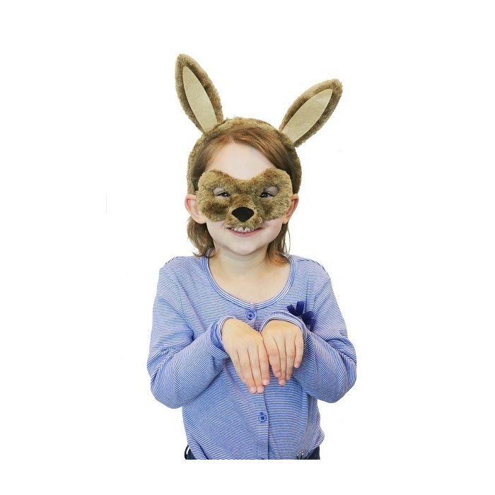Kangaroo - Animal Headband and Mask Set