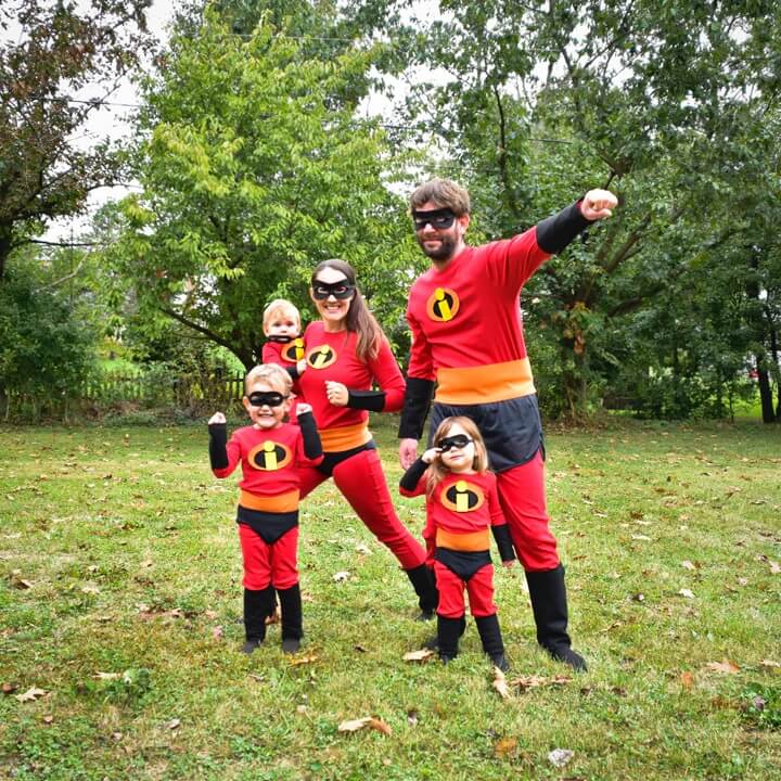incredibles family group costume
